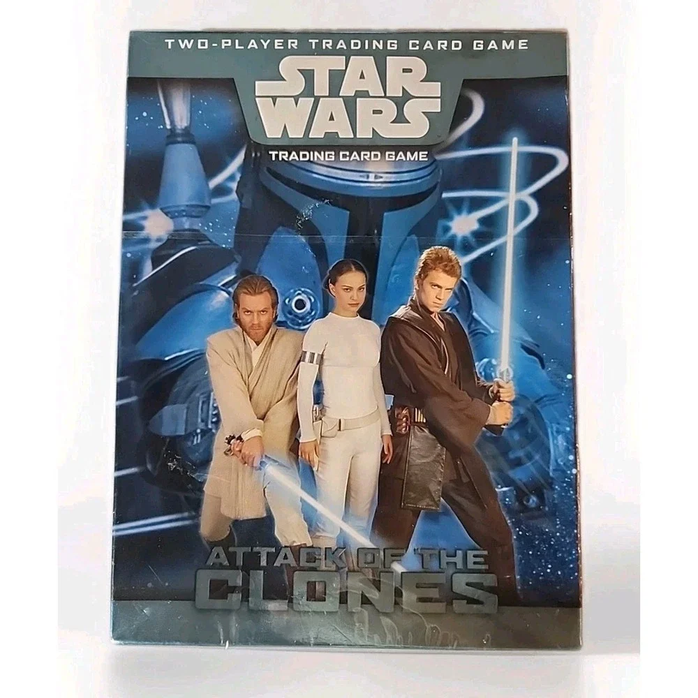 Vintage NIB Star Wars Attack Of The Clones 2-Player Trading Card Game Sealed Kit